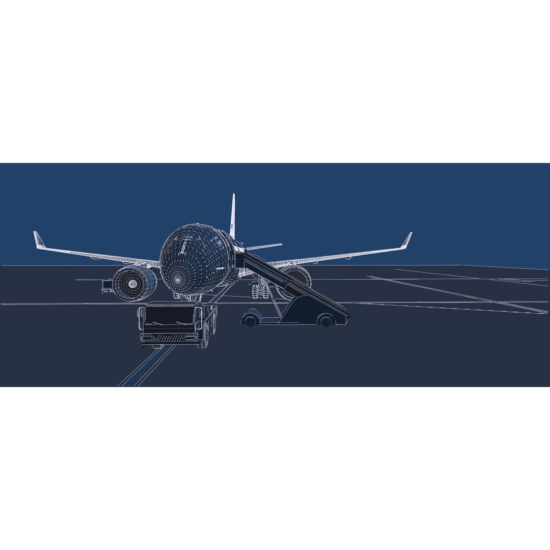 Airbus A220-300 3D Model – Detailed Commercial Aircraft, FBX & OBJ