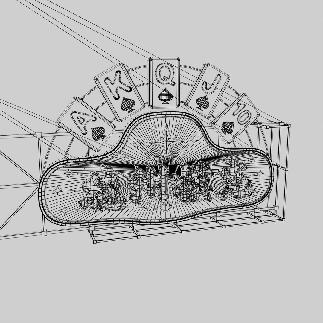 Hong Kong Neon Signboard 3D Model – PBR Textures, Blender, FBX - View 54