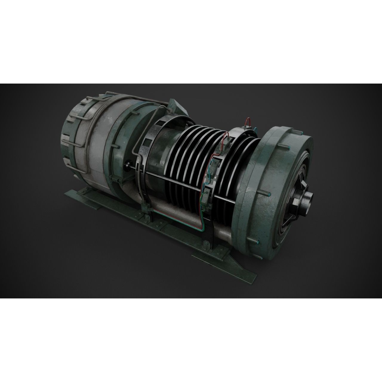 Machinery Device - Game-Ready 3D Model - View 10