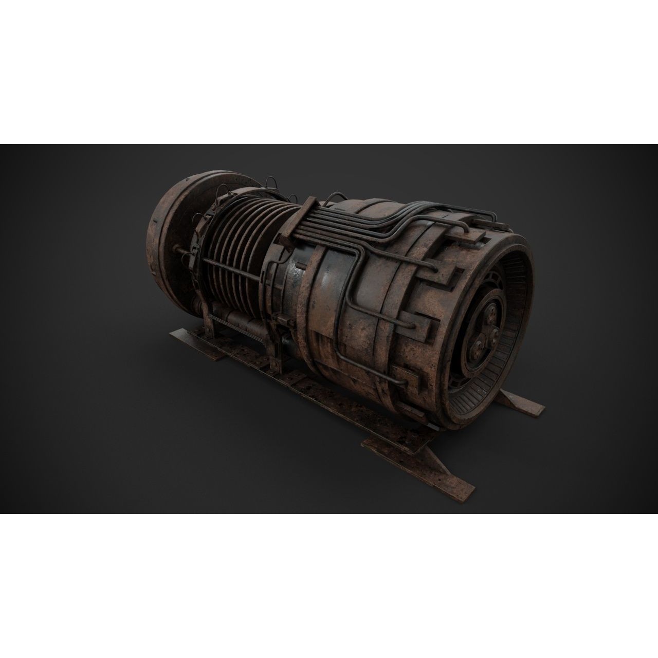 Machinery Device - Game-Ready 3D Model - View 13
