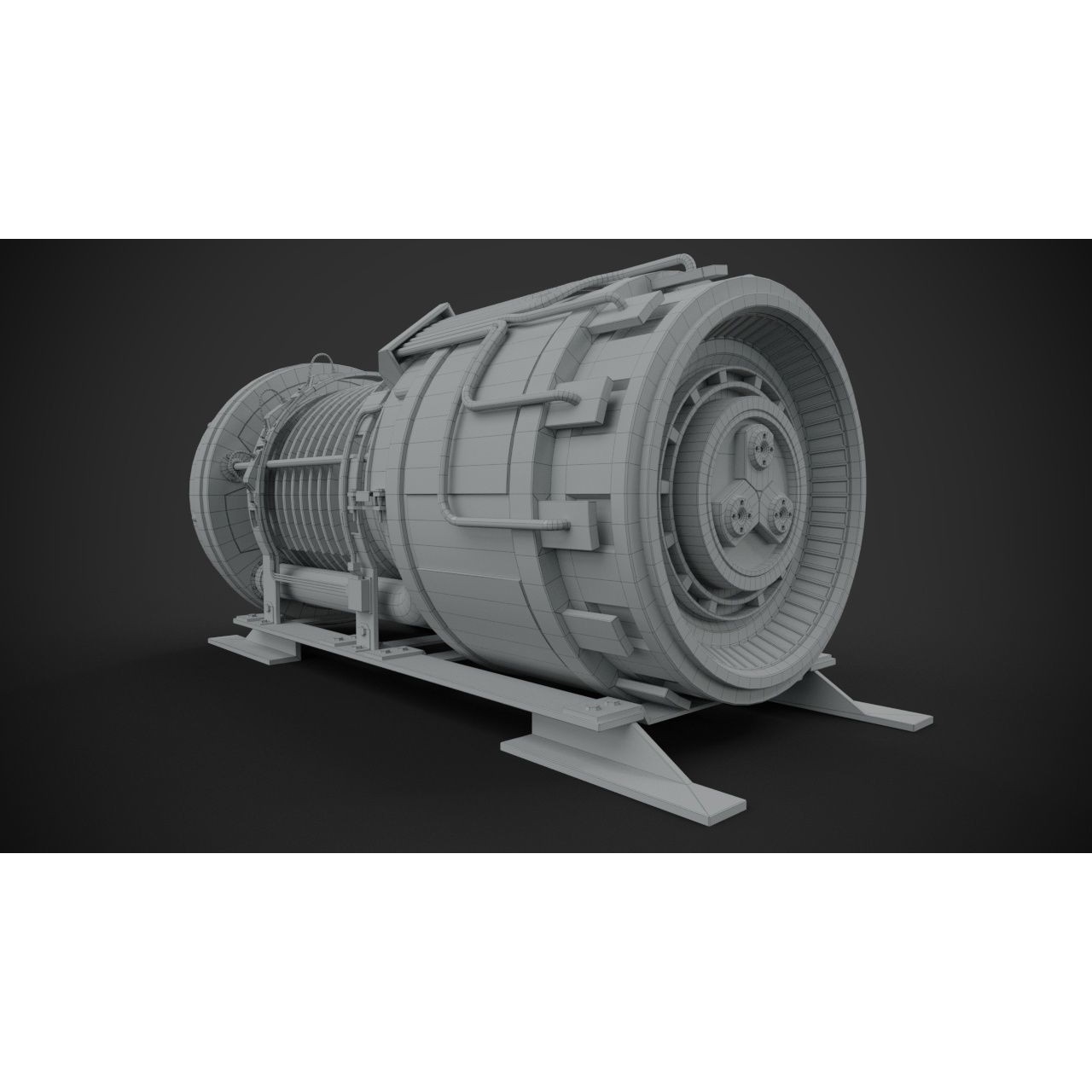 Machinery Device - Game-Ready 3D Model - View 15