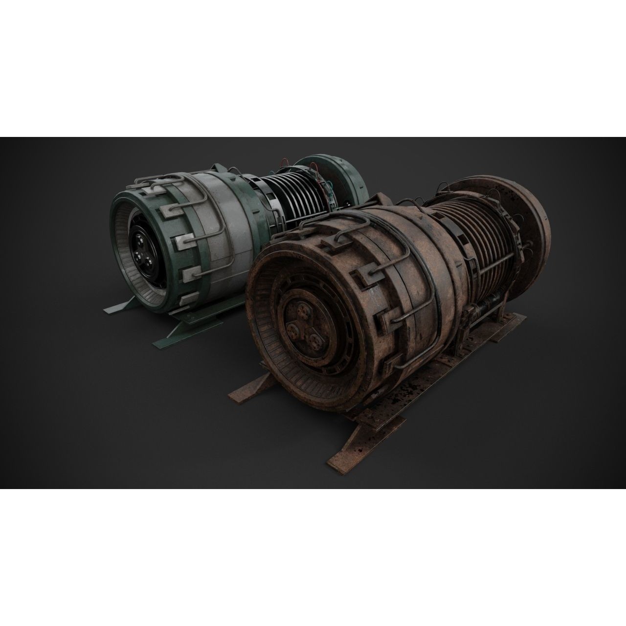 Machinery Device - Game-Ready 3D Model - View 3