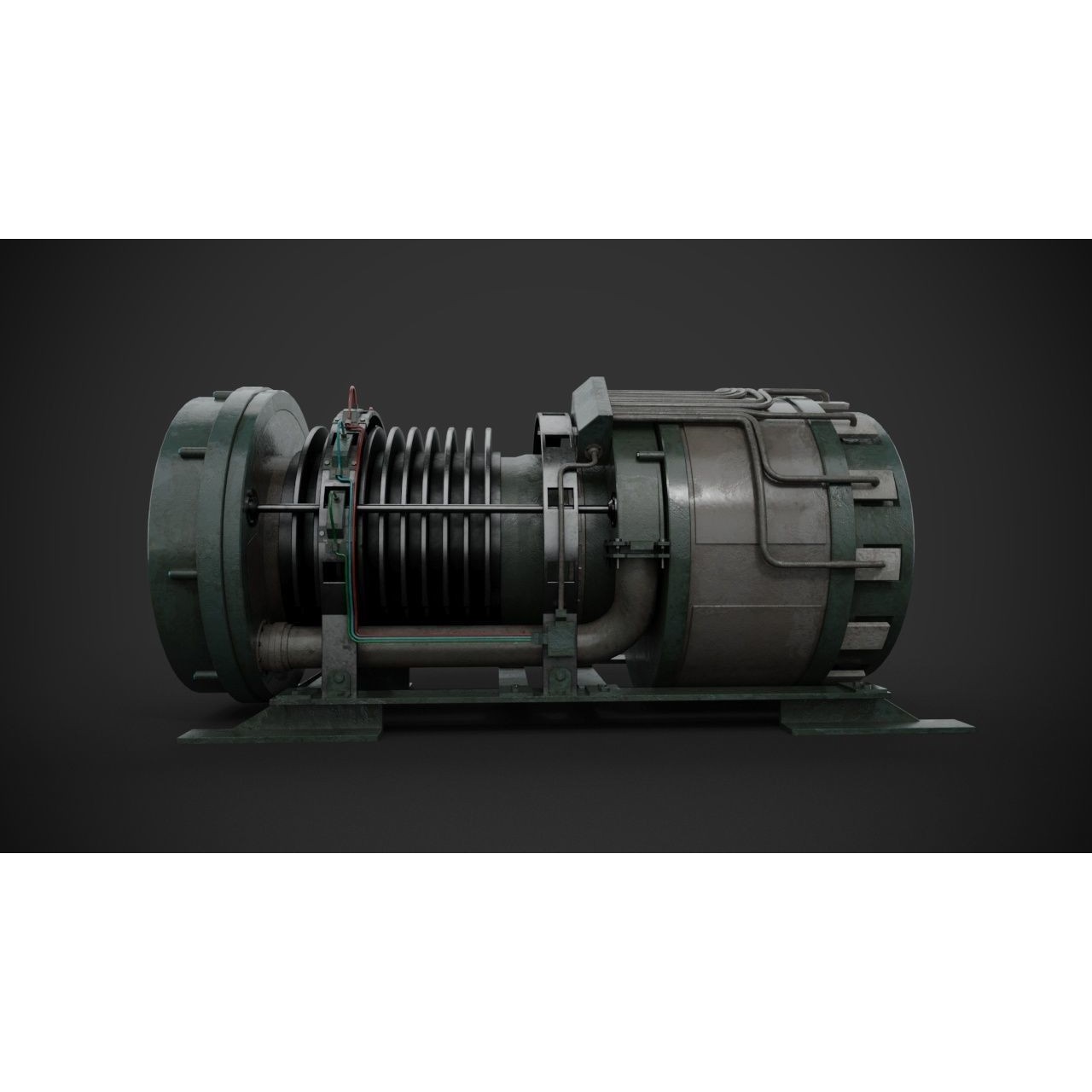 Machinery Device - Game-Ready 3D Model - View 6