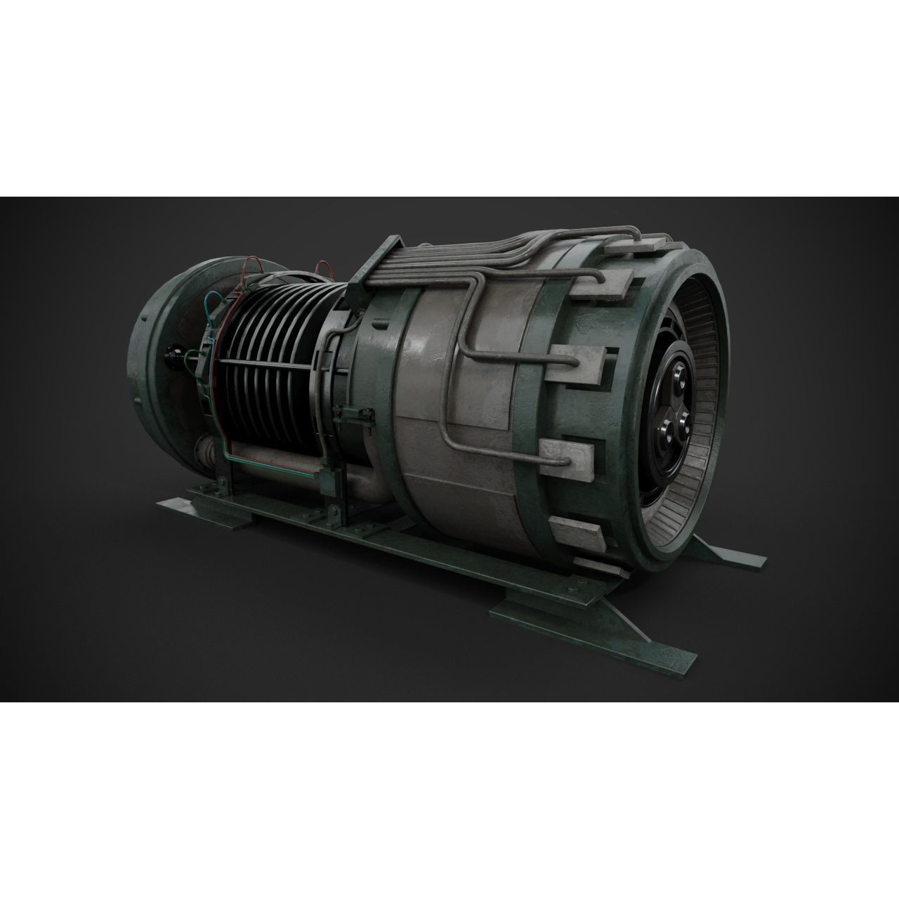 Machinery Device - Game-Ready 3D Model - View 7