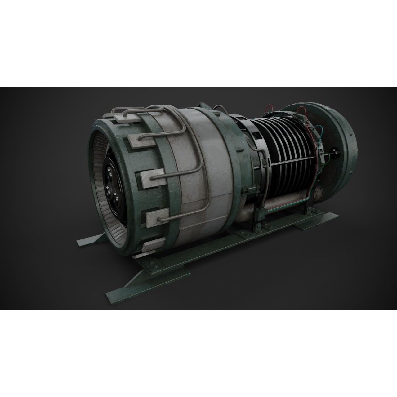 Machinery Device - Game-Ready 3D Model - View 9