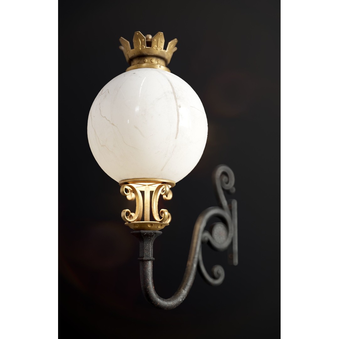 Victorian Street Lantern 3D Model – Low Poly Game Asset, FBX - View 13