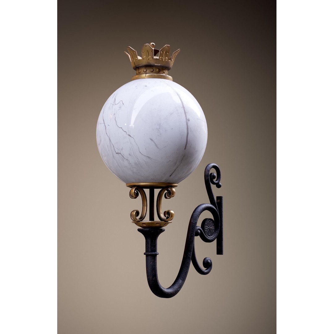 Victorian Street Lantern 3D Model – Low Poly Game Asset, FBX - View 22