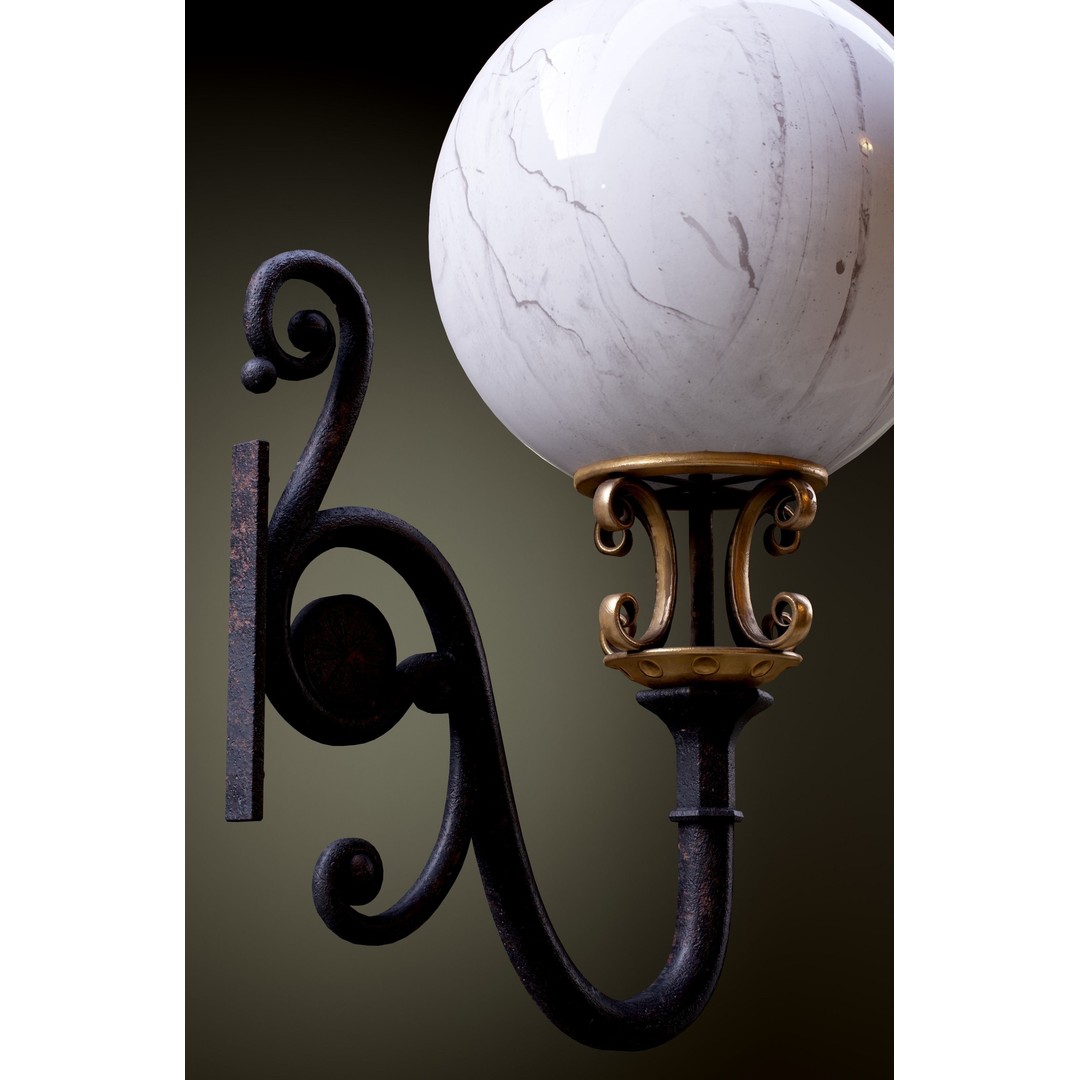 Victorian Street Lantern 3D Model – Low Poly Game Asset, FBX - View 25