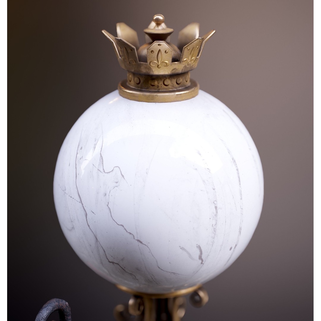 Victorian Street Lantern 3D Model – Low Poly Game Asset, FBX - View 34