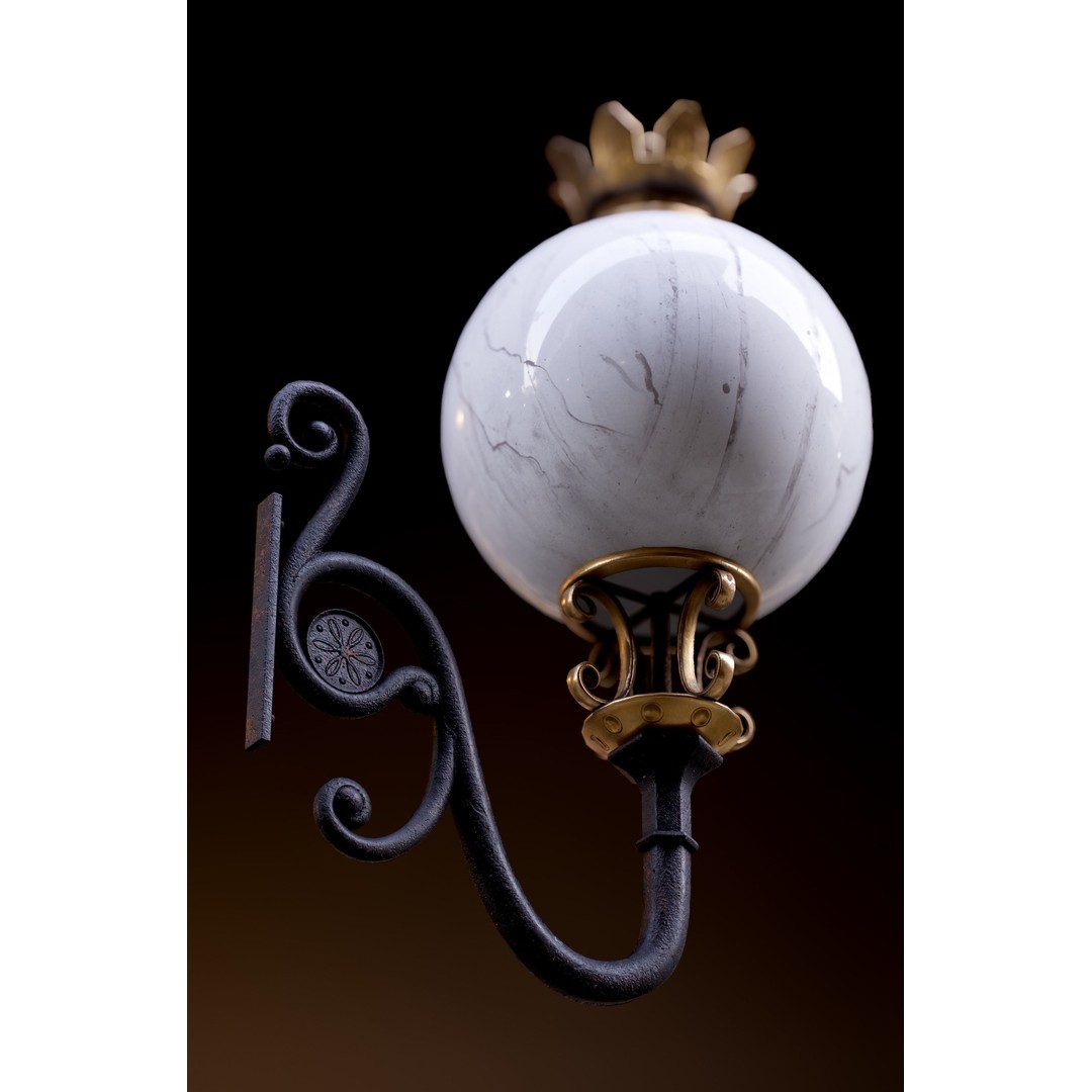 Victorian Street Lantern 3D Model – Low Poly Game Asset, FBX - View 38