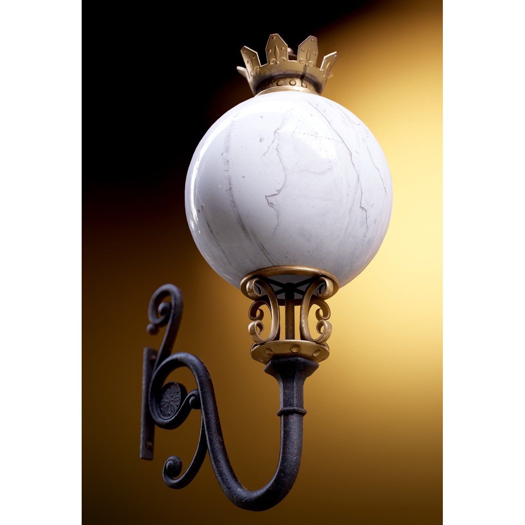 Victorian Street Lantern 3D Model – Low Poly Game Asset, FBX - View 47