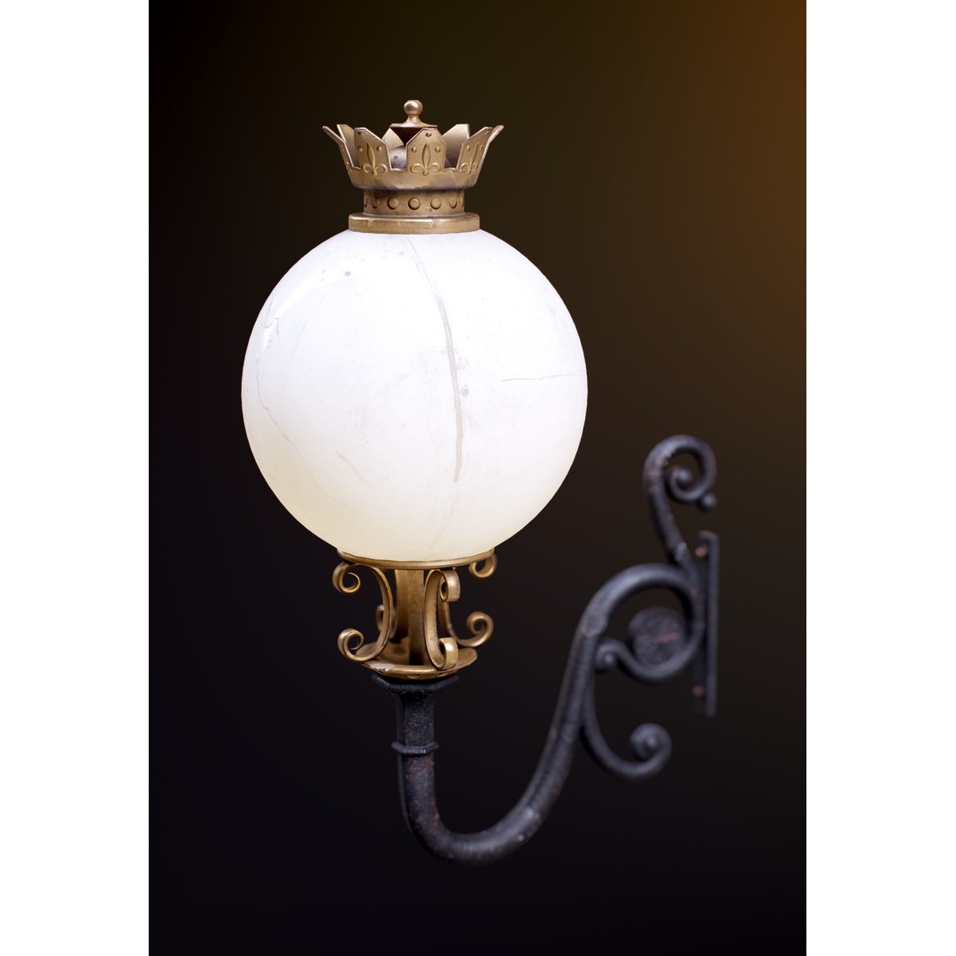 Victorian Street Lantern 3D Model – Low Poly Game Asset, FBX - View 52
