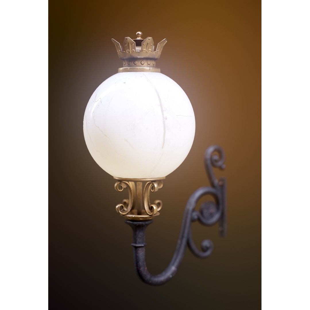 Victorian Street Lantern 3D Model – Low Poly Game Asset, FBX - View 53