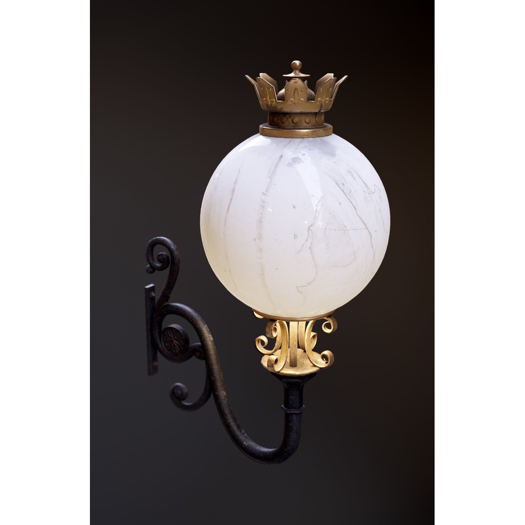 Victorian Street Lantern 3D Model – Low Poly Game Asset, FBX - View 54