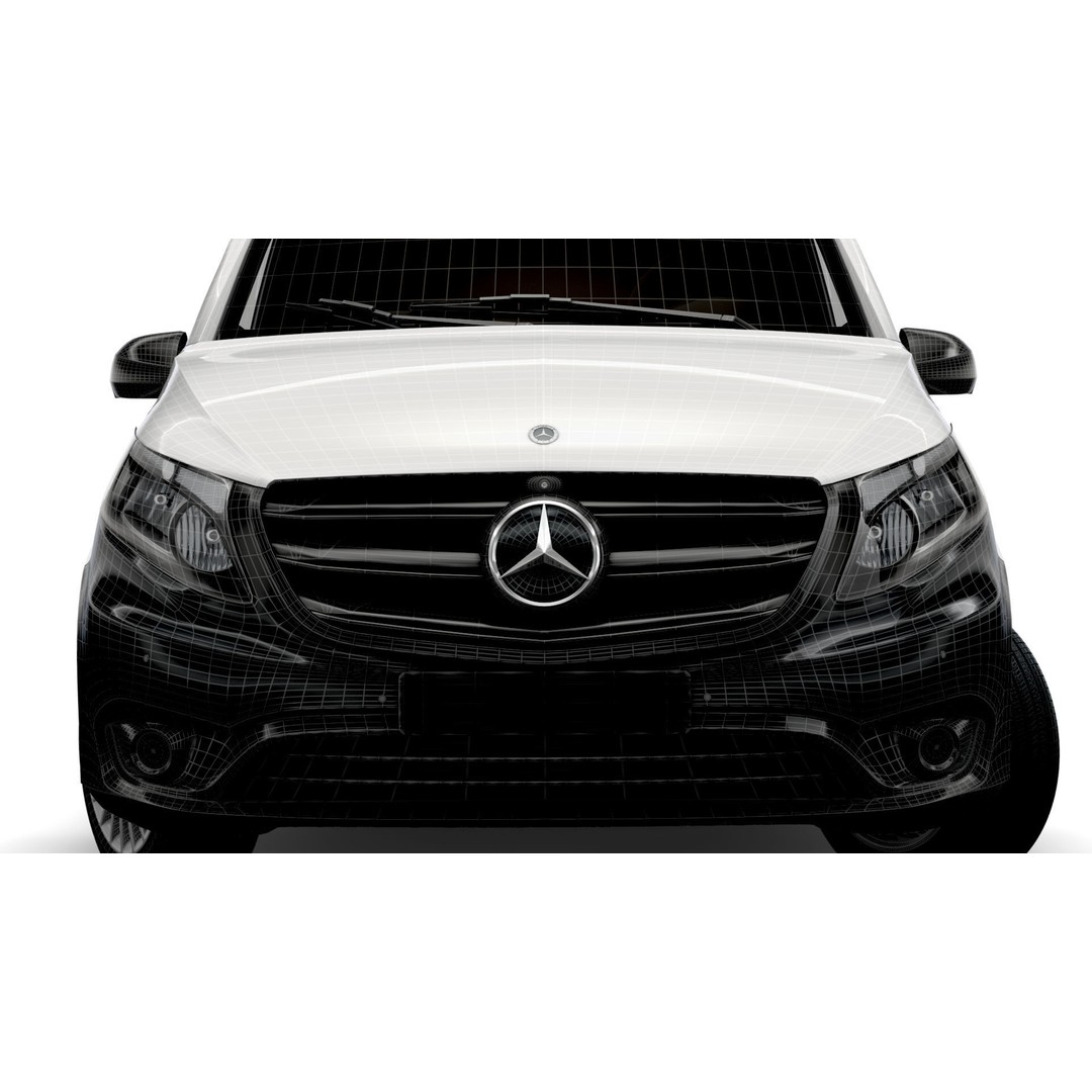Mercedes Benz E Vito Panel Van 3D Model – High Poly Utility Vehicle, FBX - View 26