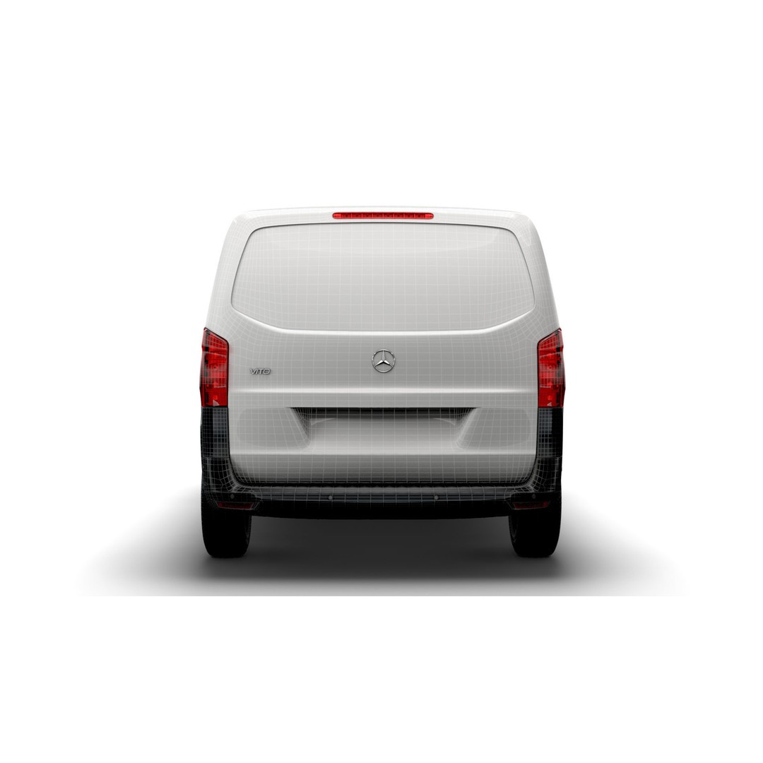 Mercedes Benz E Vito Panel Van 3D Model – High Poly Utility Vehicle, FBX - View 32