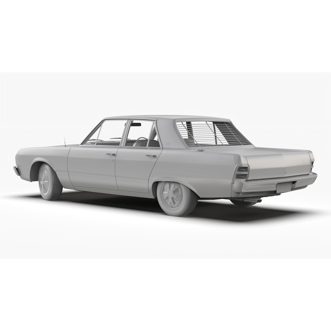 Chrysler Valiant Pacer VG 1970 3D Model – High Poly Game Asset, FBX & OBJ - View 12