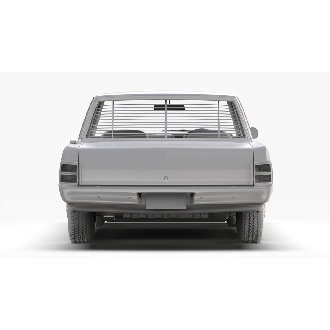 Chrysler Valiant Pacer VG 1970 3D Model – High Poly Game Asset, FBX & OBJ - View 16