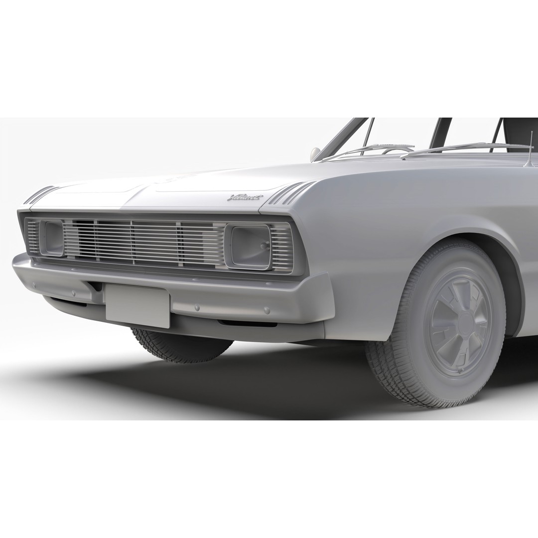 Chrysler Valiant Pacer VG 1970 3D Model – High Poly Game Asset, FBX & OBJ - View 17