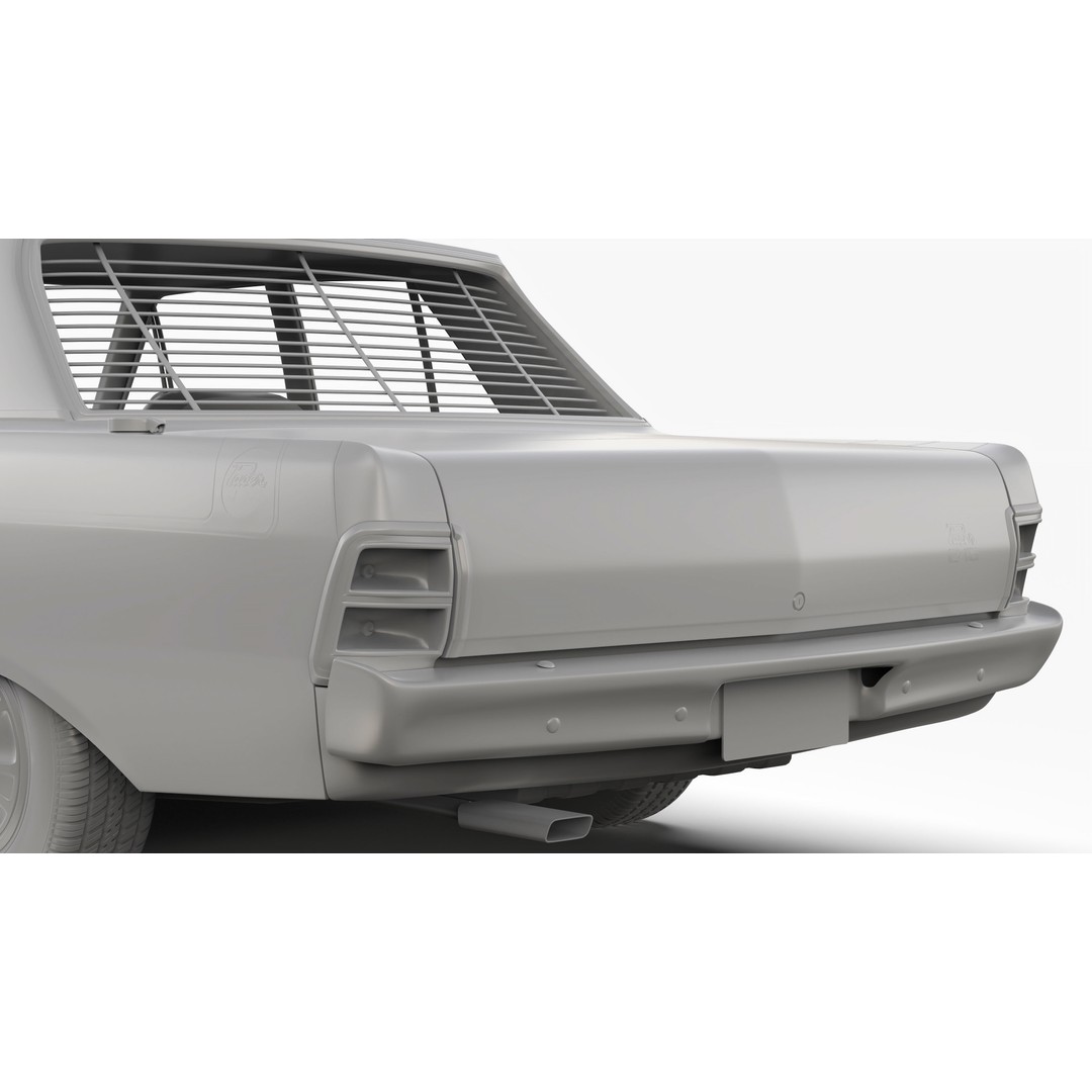 Chrysler Valiant Pacer VG 1970 3D Model – High Poly Game Asset, FBX & OBJ - View 18
