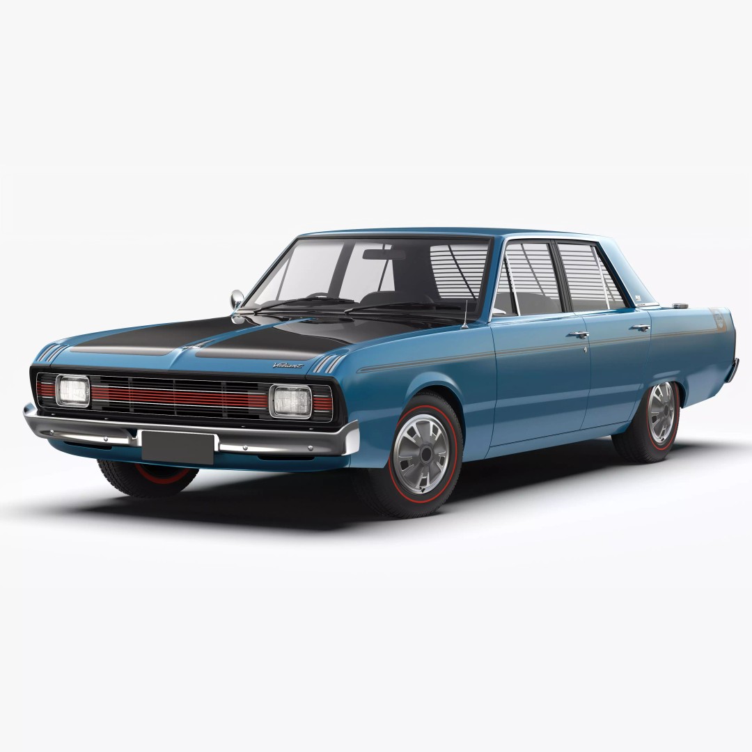Chrysler Valiant Pacer VG 1970 3D Model – High Poly Game Asset, FBX & OBJ - View 2