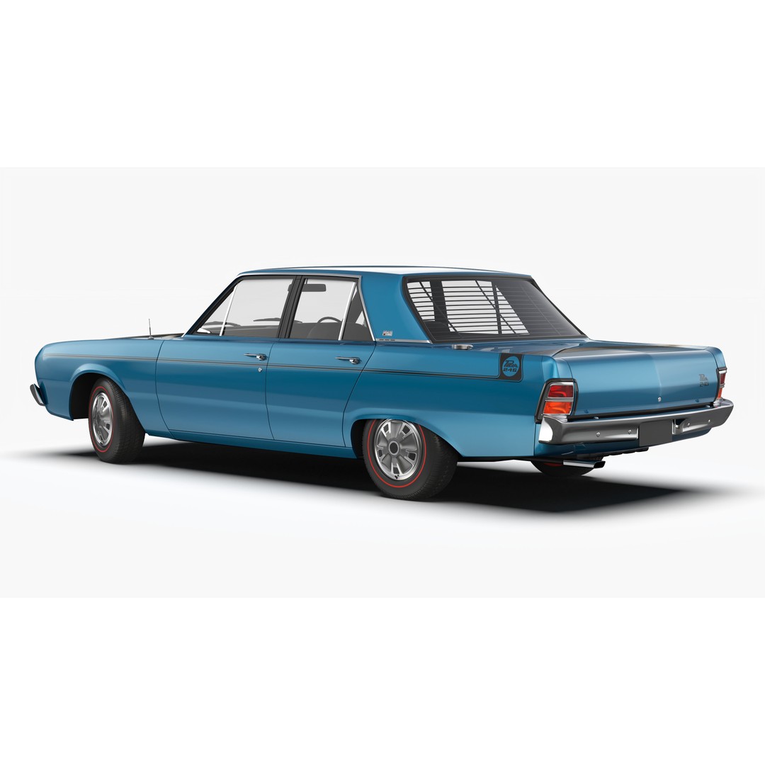 Chrysler Valiant Pacer VG 1970 3D Model – High Poly Game Asset, FBX & OBJ - View 4