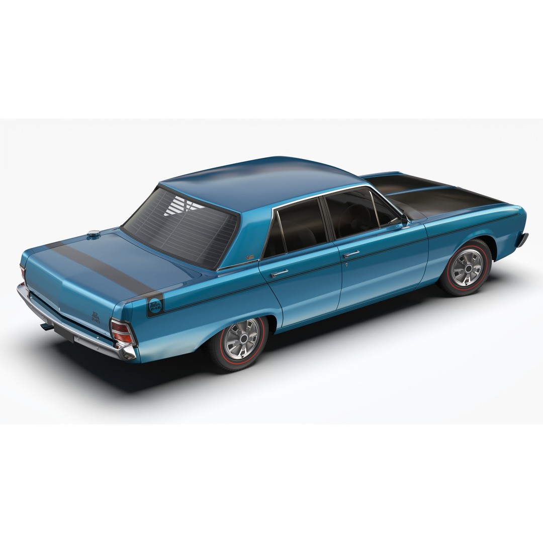 Chrysler Valiant Pacer VG 1970 3D Model – High Poly Game Asset, FBX & OBJ - View 5
