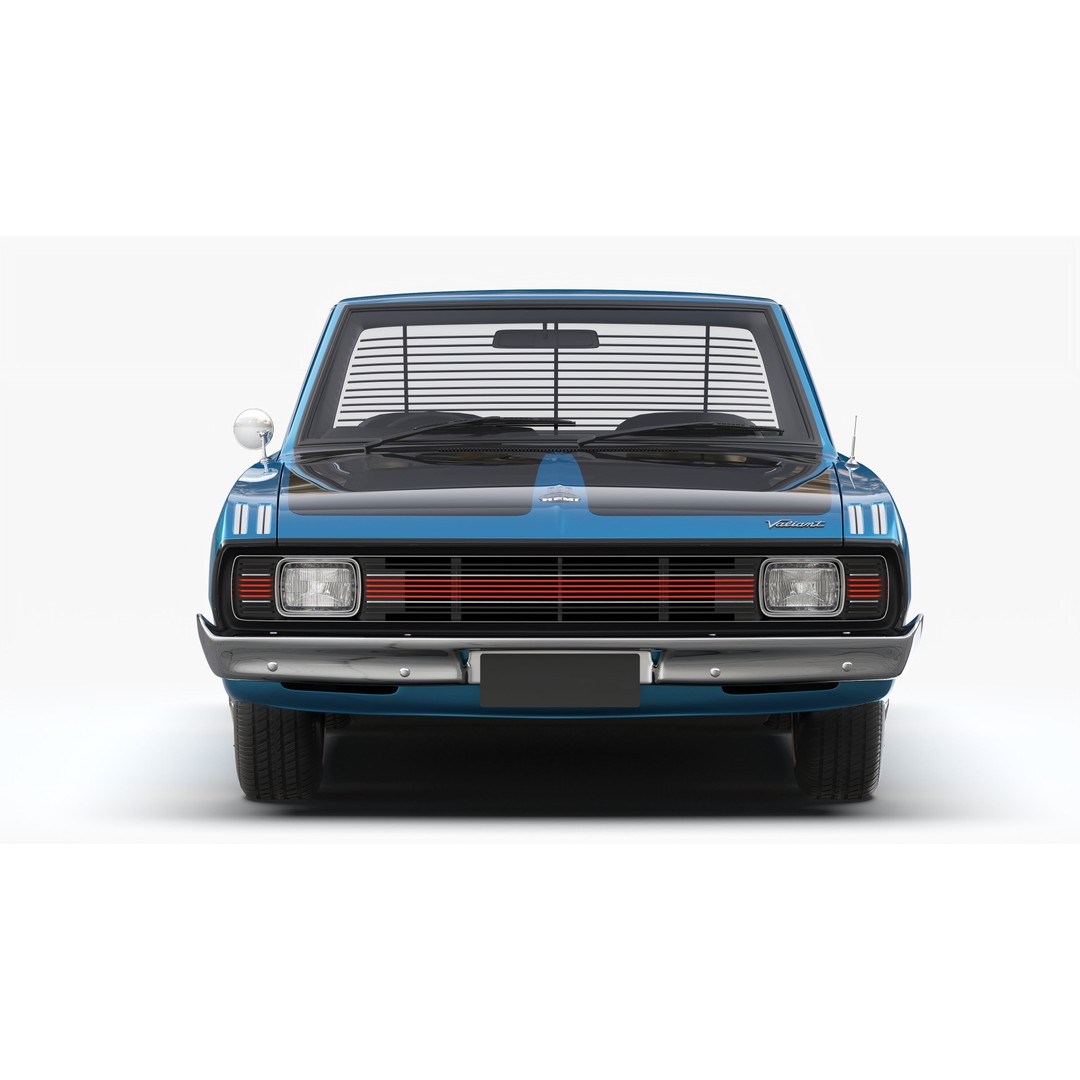 Chrysler Valiant Pacer VG 1970 3D Model – High Poly Game Asset, FBX & OBJ - View 7