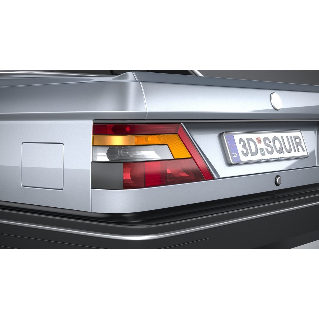 1980 Generic Sedan 3D Model – High Poly Car Asset, FBX, OBJ - View 17