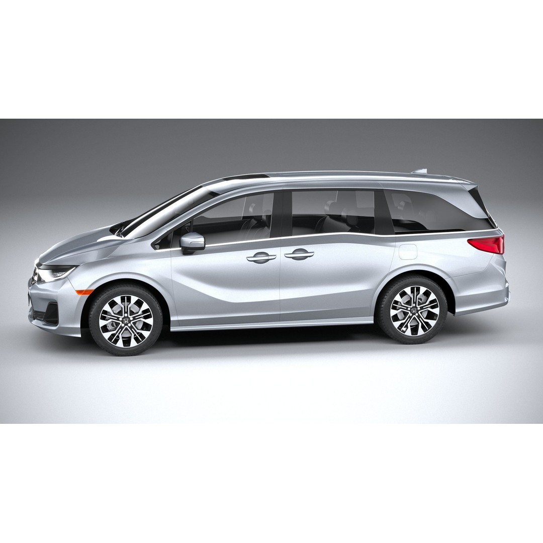 Honda Odyssey 2025 3D Model – High Poly Car Asset, FBX, OBJ - View 10