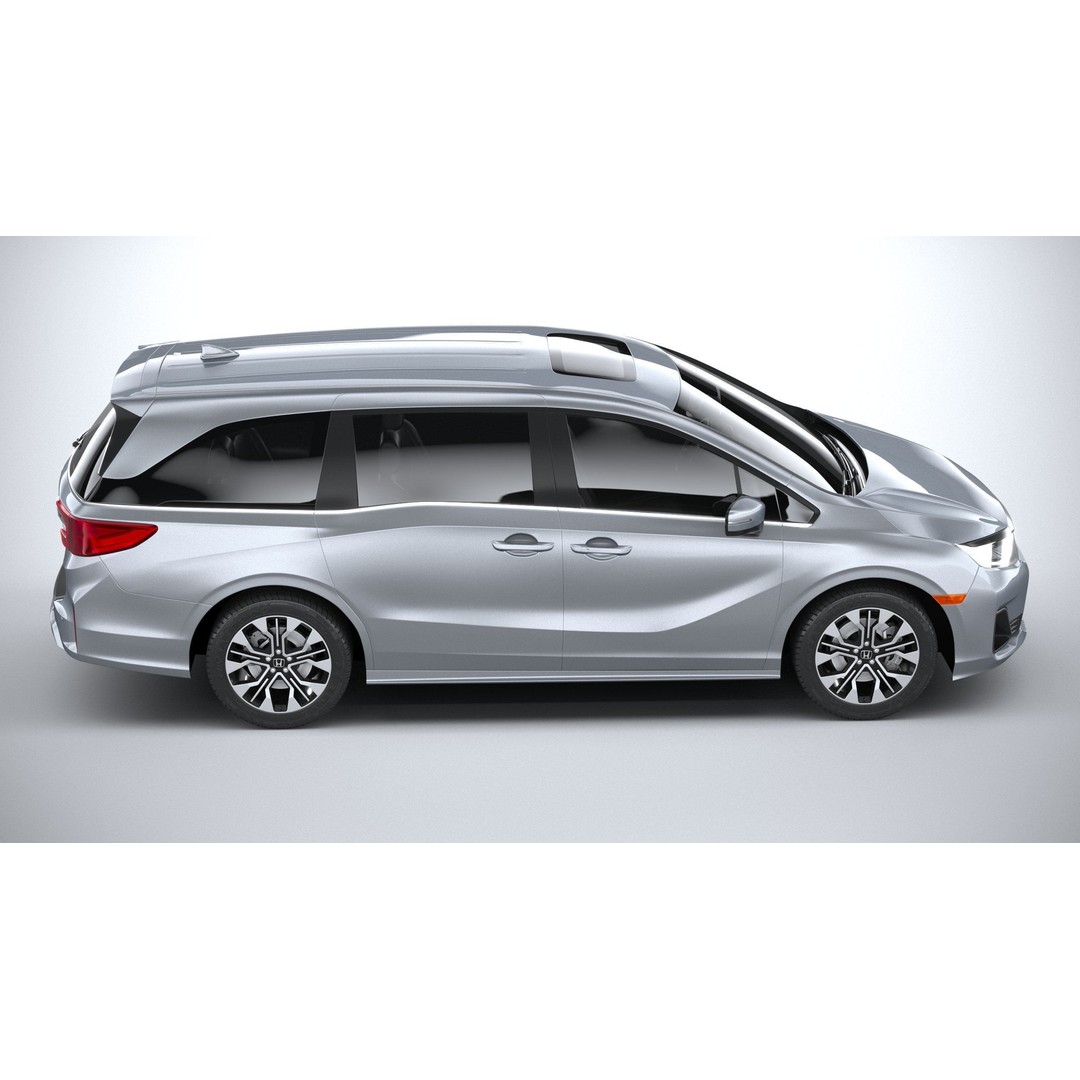 Honda Odyssey 2025 3D Model – High Poly Car Asset, FBX, OBJ - View 13
