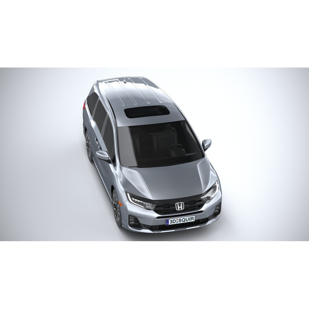 Honda Odyssey 2025 3D Model – High Poly Car Asset, FBX, OBJ - View 14