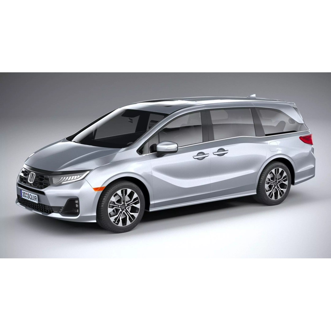 Honda Odyssey 2025 3D Model – High Poly Car Asset, FBX, OBJ - View 2
