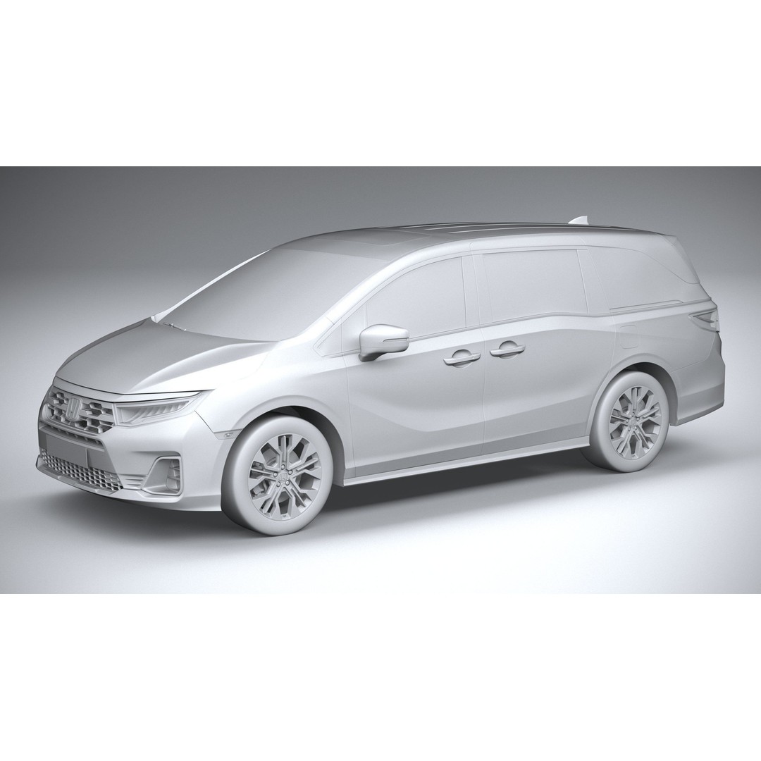 Honda Odyssey 2025 3D Model – High Poly Car Asset, FBX, OBJ - View 21