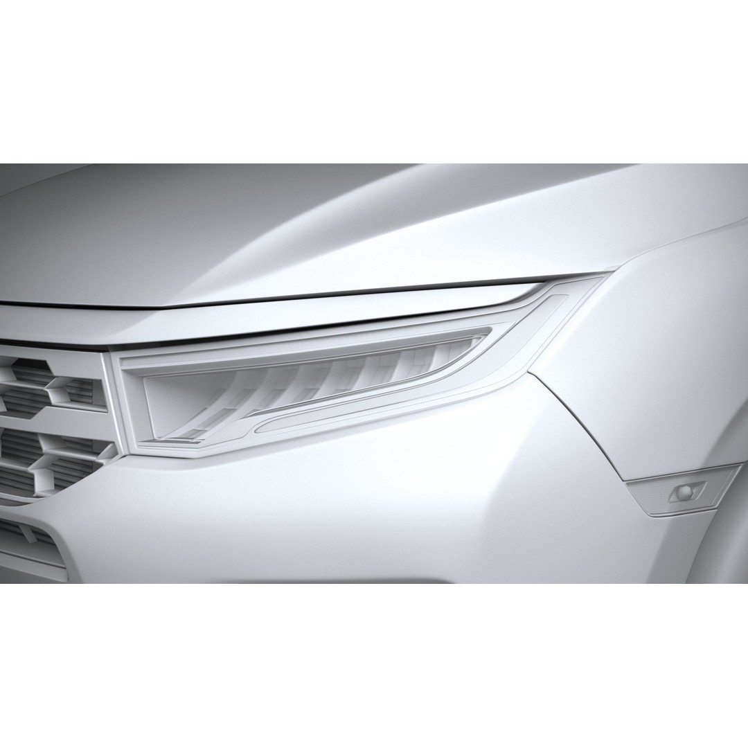 Honda Odyssey 2025 3D Model – High Poly Car Asset, FBX, OBJ - View 25