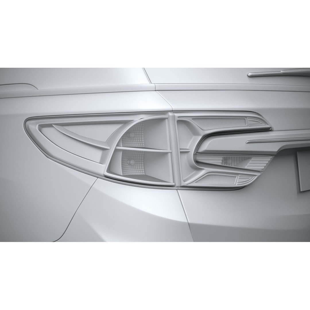 Honda Odyssey 2025 3D Model – High Poly Car Asset, FBX, OBJ - View 26