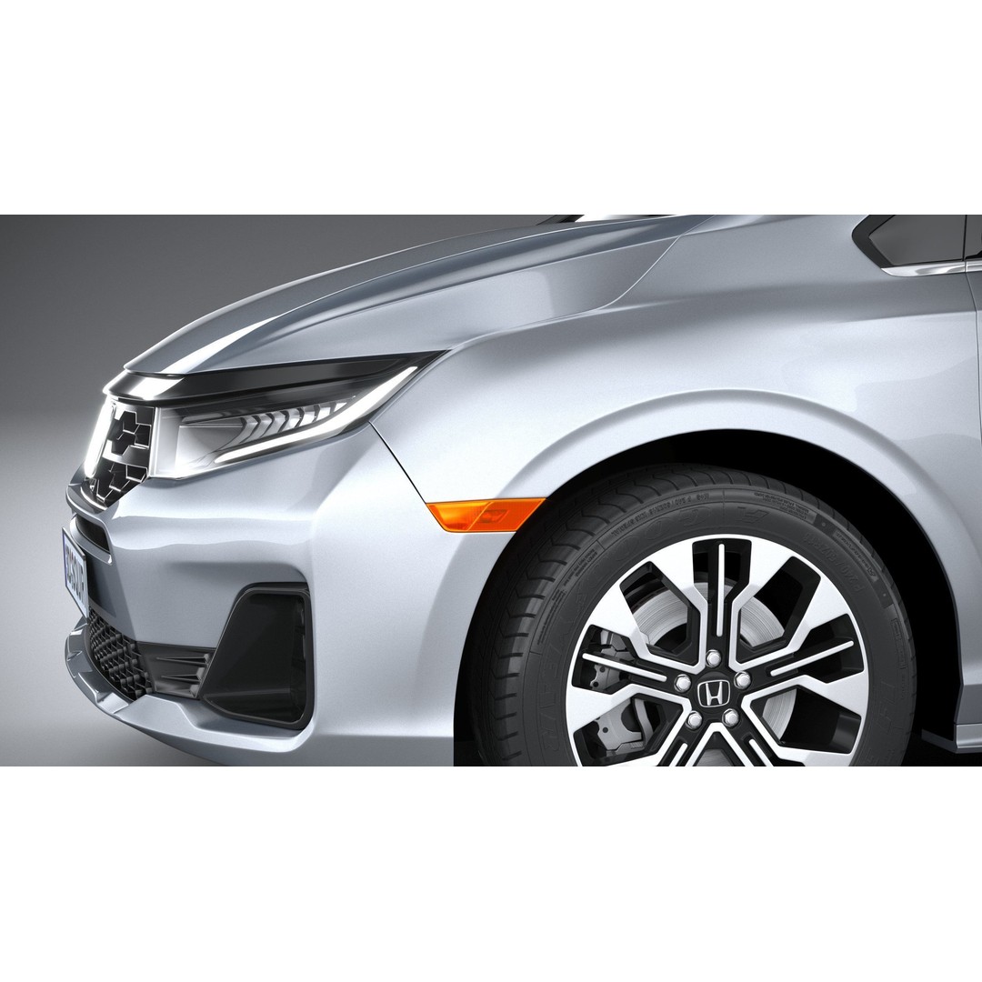 Honda Odyssey 2025 3D Model – High Poly Car Asset, FBX, OBJ - View 5