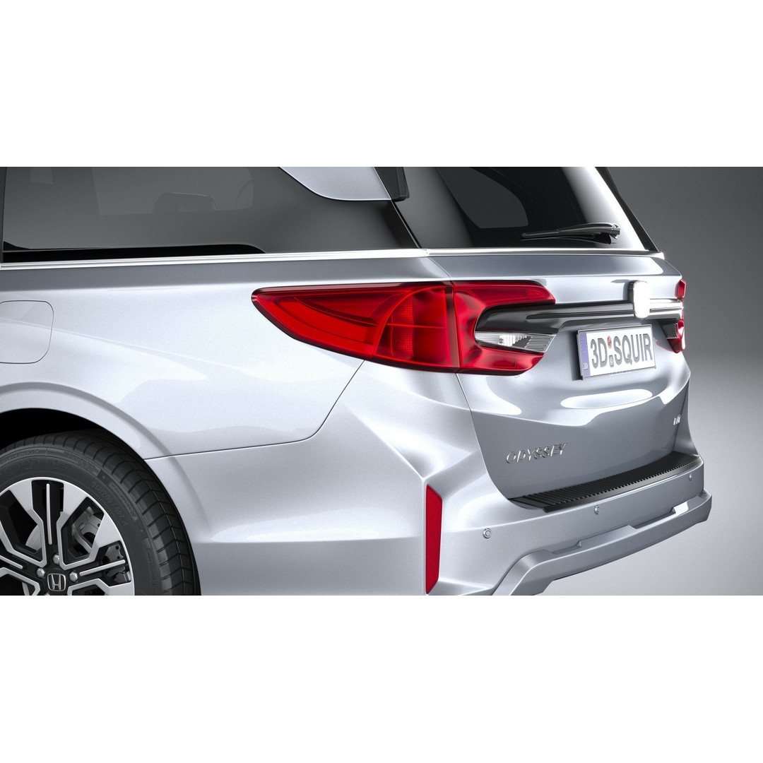 Honda Odyssey 2025 3D Model – High Poly Car Asset, FBX, OBJ - View 8