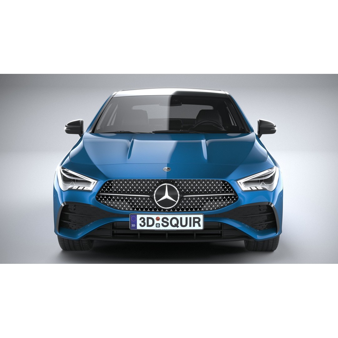 Mercedes-Benz CLA 2024 3D Model – High Poly Car Asset, FBX, OBJ - View 20