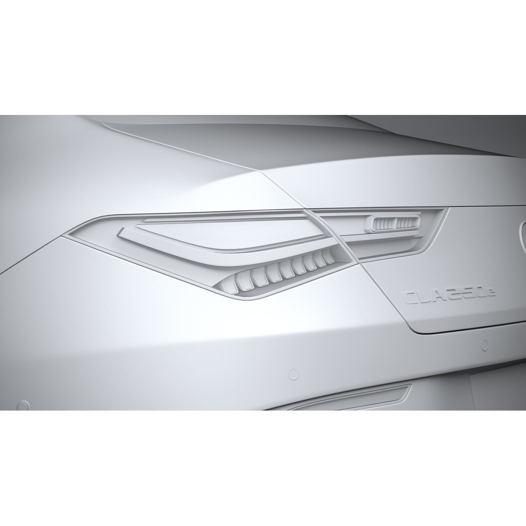 Mercedes-Benz CLA 2024 3D Model – High Poly Car Asset, FBX, OBJ - View 25