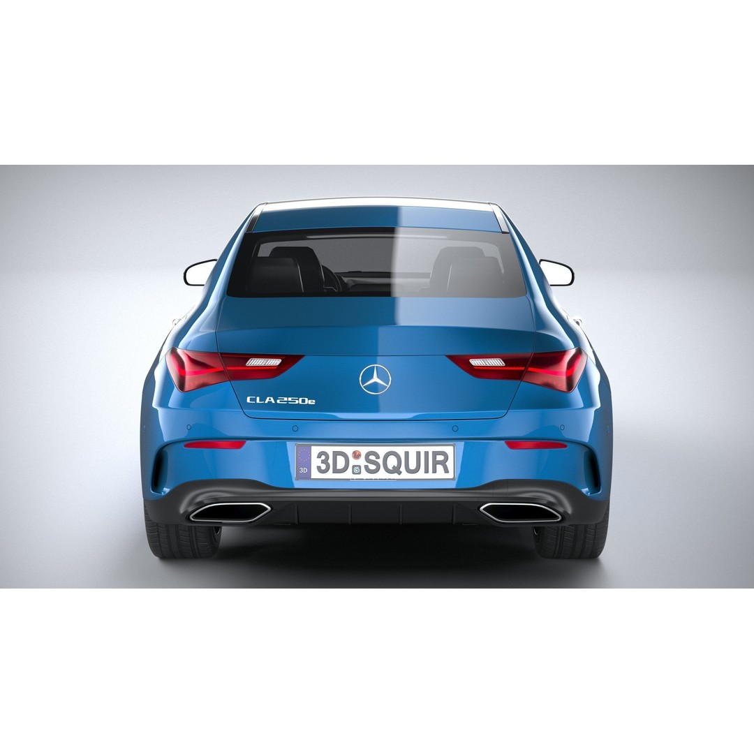 Mercedes-Benz CLA 2024 3D Model – High Poly Car Asset, FBX, OBJ - View 6