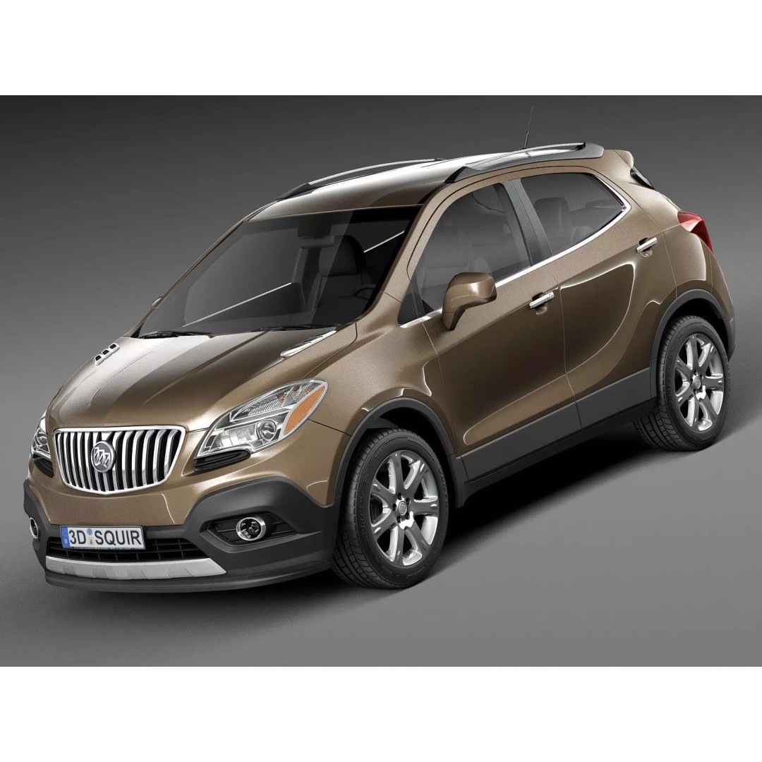 Buick Encore 3D Model – Compact SUV, Game Ready, FBX, Blender - View 2