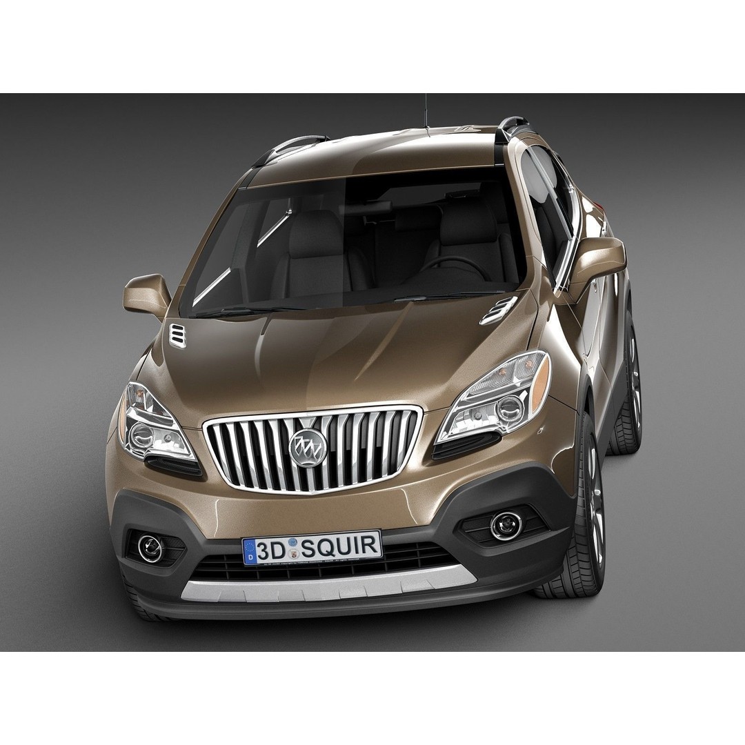 Buick Encore 3D Model – Compact SUV, Game Ready, FBX, Blender - View 3