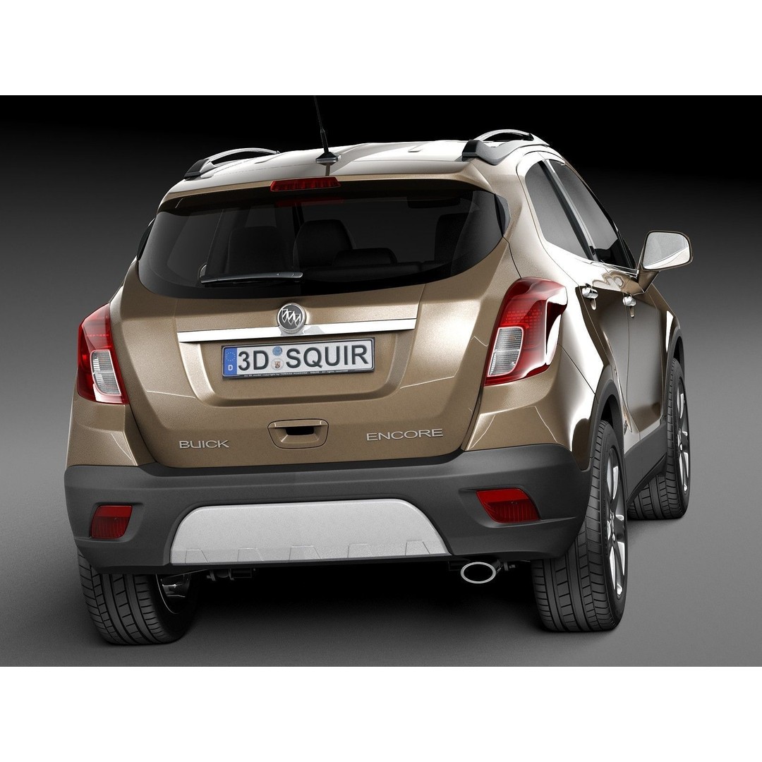 Buick Encore 3D Model – Compact SUV, Game Ready, FBX, Blender - View 7
