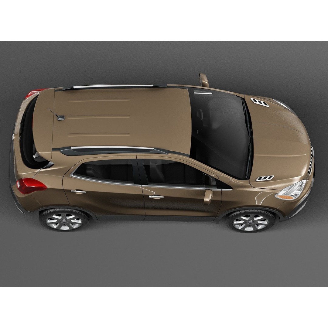 Buick Encore 3D Model – Compact SUV, Game Ready, FBX, Blender - View 9