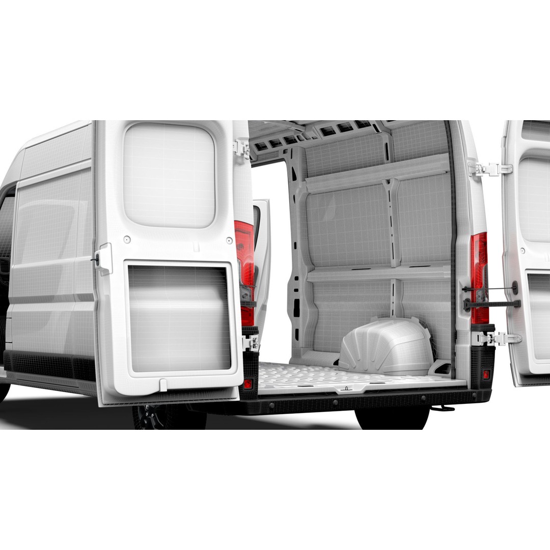 RAM Promaster Van L3H2 HQ Interior 3D Model – High Poly Vehicle Asset, FBX - View 18