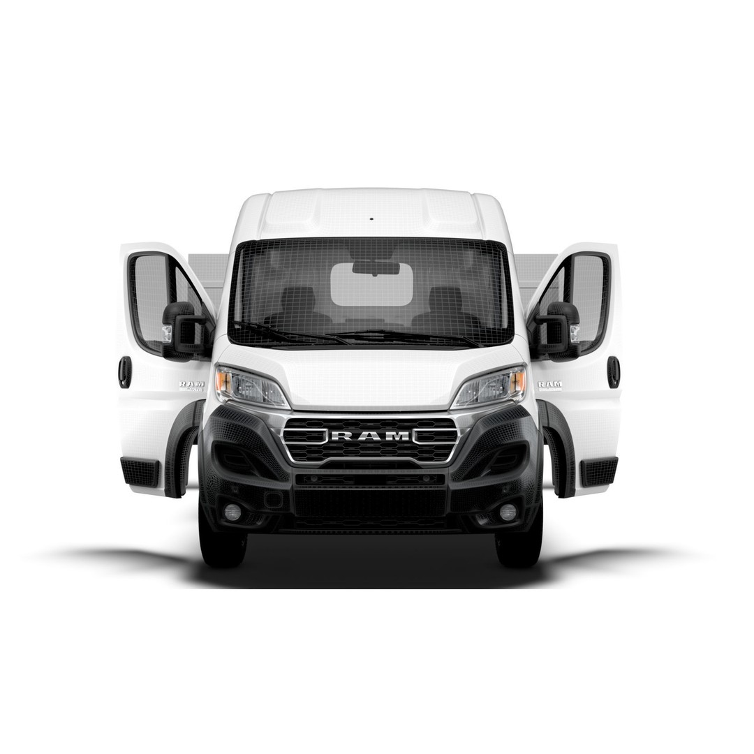 RAM Promaster Van L3H2 HQ Interior 3D Model – High Poly Vehicle Asset, FBX - View 22