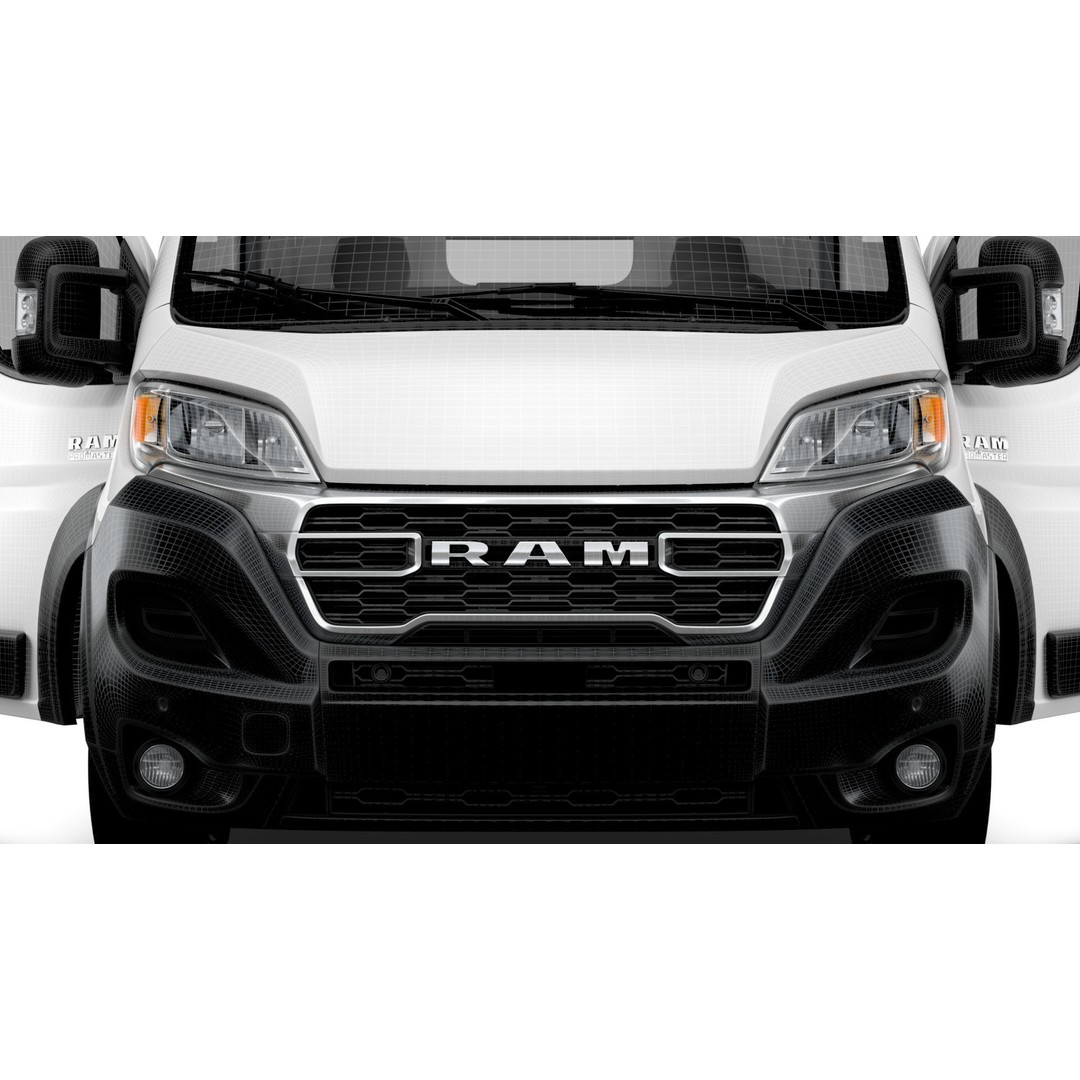 RAM Promaster Van L3H2 HQ Interior 3D Model – High Poly Vehicle Asset, FBX - View 23
