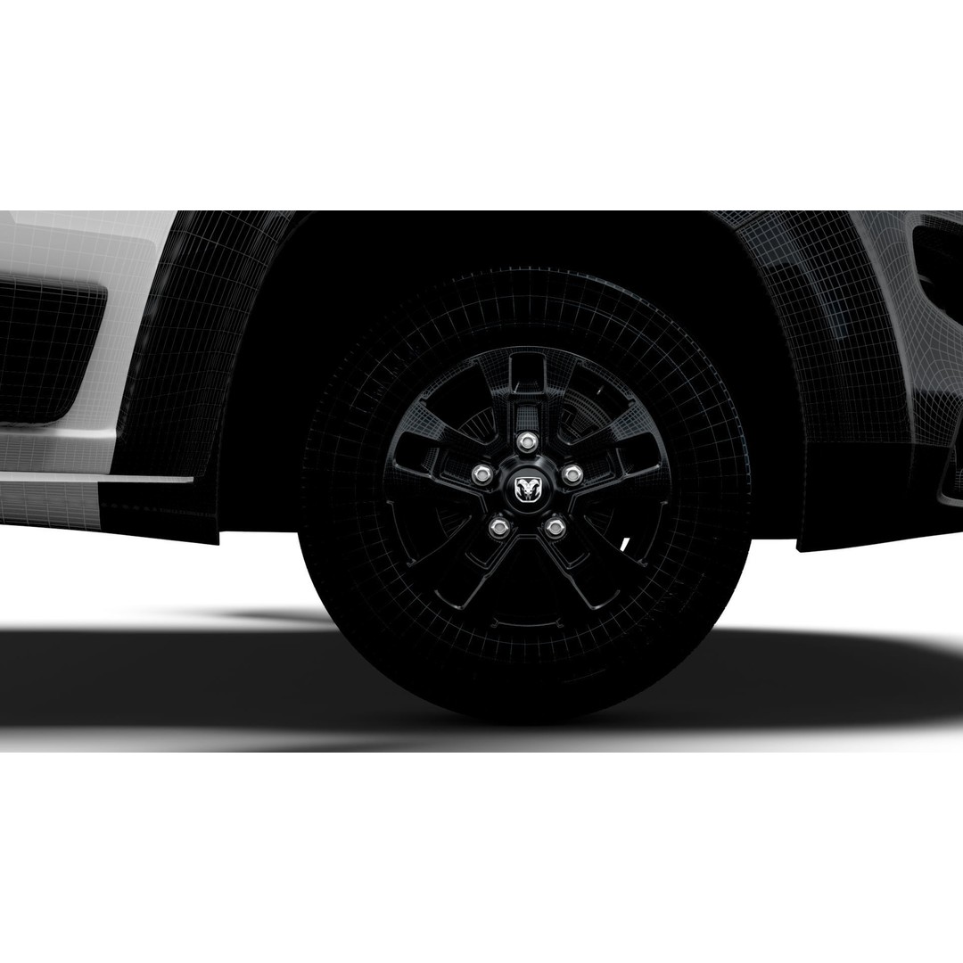 RAM Promaster Van L3H2 HQ Interior 3D Model – High Poly Vehicle Asset, FBX - View 25