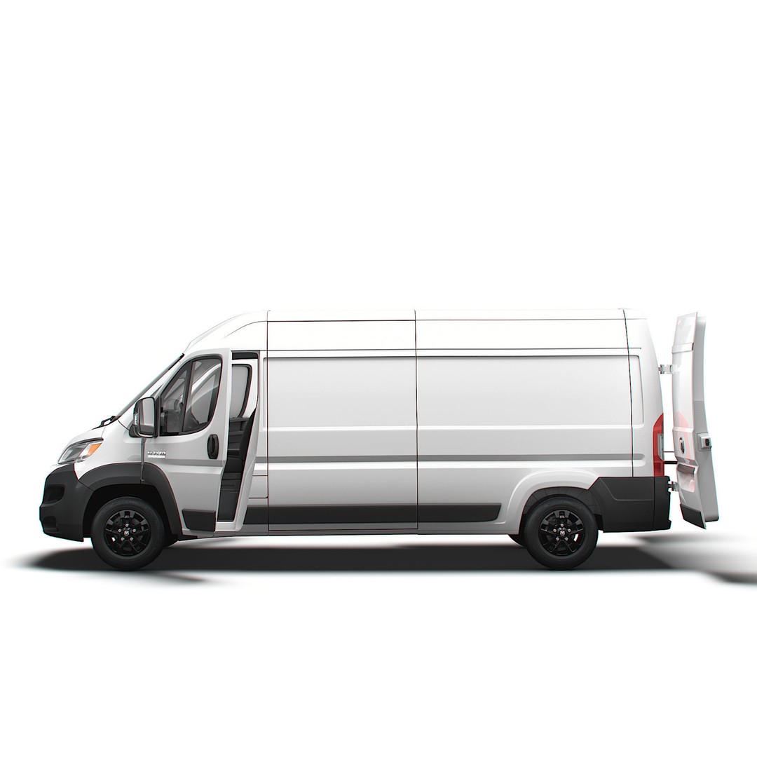 RAM Promaster Van L3H2 HQ Interior 3D Model – High Poly Vehicle Asset, FBX - View 6